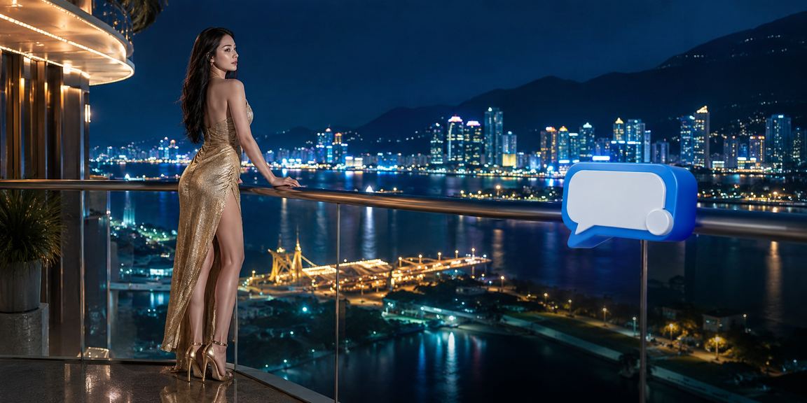 Người dùng trẻ tại Nha Trang xem tỷ lệ cược thể thao trên điện thoại gần bờ biển buổi chiều