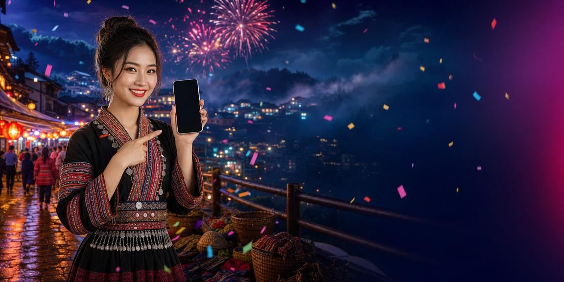 Người dùng tại Sa Pa truy cập phân tích kèo và casino trên điện thoại di động giữa khung cảnh núi rừng
